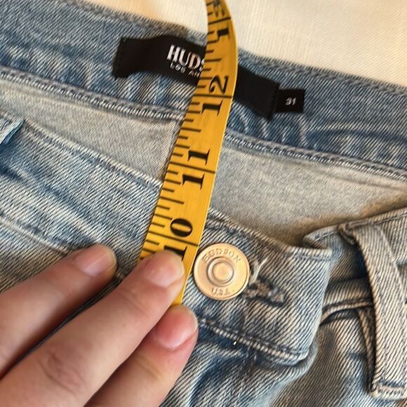 Hudson Jeans Nico Mid-Rise Super Skinny Jeans- Baby Love- Size 31- NWT - Picture 11 of 13
